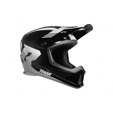 Kask offroad THOR Sector 2 Carve Biało Czarny