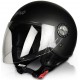 Kask otwarty NAXA S22 Black Matt