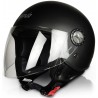 Kask otwarty NAXA S22 Black Matt