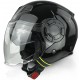 Kask otwarty NAXA S23 AX  Black