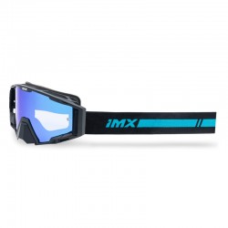 Gogle motocyklowe offroad IMX SAND blue/white - szyba blue iridium