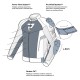 Kurtka tekstylna REBELHORN VANDAL Mesh Black