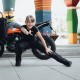 Spodnie tekstylne dziecięce OZONE UNION Black