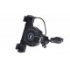 Uchwyt telefonu WM USB-C indukcja amortyzacja pilot BT