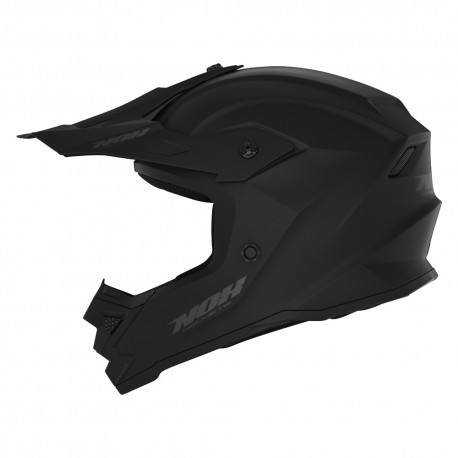 Kask dziecięcy offroad NOX N761 KID Czarny Matt