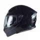 Kask szczękowy AWINA AJ906 czarny połysk