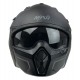 Kask otwarty NAXA S27/BX  Black Matt