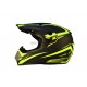 Kask offroad MPX WL-905 CE Czarny Matt Seledyn
