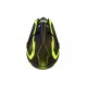 Kask offroad MPX WL-905 CE Czarny Matt Seledyn