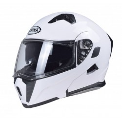 Kask szczękowy AWINA JK906 biały połysk