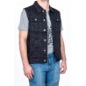 Kamizelka męska jeansowa L&J KM023 Black