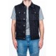 Kamizelka męska jeansowa L&J KM023 Black