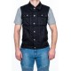 Kamizelka męska jeansowa L&J KM023 Black