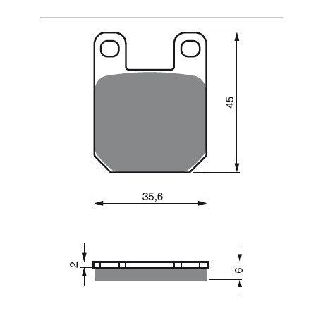 Klocki hamulcowe NHC O7022 AM-300 (FA115)