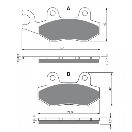 Klocki hamulcowe NHC S3031 AK-150 (FA135)