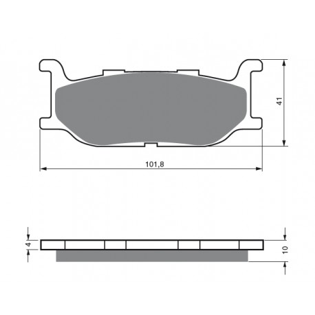 Klocki hamulcowe NHC Y2040 AK-150 (FA179)