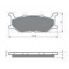 Klocki hamulcowe NHC Y2040 AK-150 (FA179)
