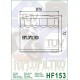 Filtr oleju HifloFiltro HF153