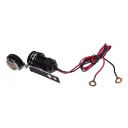 Gniazdo 2xUSB z zegarkiem