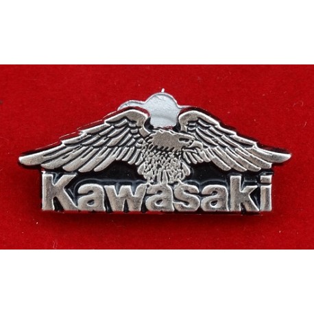 Znaczek blacha ozdoba przykręcana metalowa Kawasaki II orzel maly