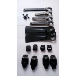 Zestaw klamr, pasków i mocowań do butów IMX X-One/X-Two Black